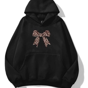 Kadın Leopar Kurdele Sweatshirt