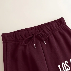 Kadın Mektup Baskılı Sweatshirt Ve Eşofman Altı İki Parça Set