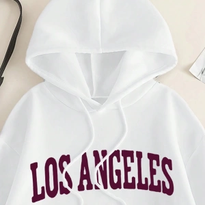 Kadın Mektup Baskılı Sweatshirt Ve Eşofman Altı İki Parça Set