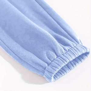 Kadın Mektup Baskılı Yuvarlak Yaka Sweatshirt Ve Eşofman Altı Takımı