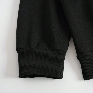 Kadın Mektup Baskılı Yuvarlak Yaka Uzun Kollu Sweatshirt Ve Bağcıklı Jogger Pantolon R