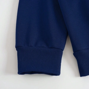 Kadın Mektup Baskılı Yuvarlak Yaka Uzun Kollu Sweatshirt Ve Bağcıklı Jogger Pantolon R