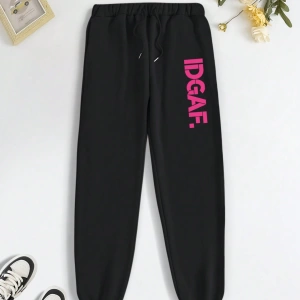 Kadın Moda Baskılı Bol Jogger Pantolon