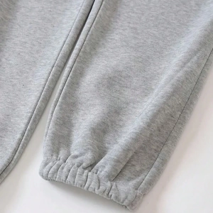Kadın Moda Bol Spor Kapüşonlu Sweatshirt ve Eşofman Altı İki Parçalı Takım, Bayan İlkb
