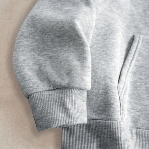 Kadın Moda Bol Spor Kapüşonlu Sweatshirt ve Eşofman Altı İki Parçalı Takım, Bayan İlkb