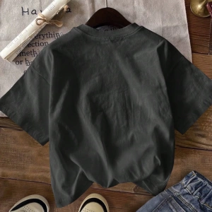 Kadın Moda Slogan Baskılı Kısa Kollu Yuvarlak Yaka Günlük Tişört