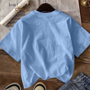 Kadın Moda Slogan Baskılı Kısa Kollu Yuvarlak Yaka Günlük Tişört