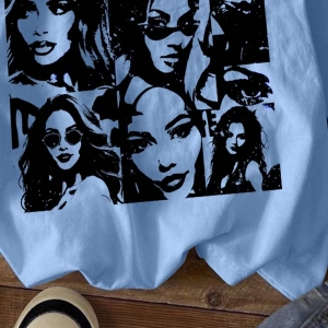 Kadın Moda Slogan Baskılı Kısa Kollu Yuvarlak Yaka Günlük Tişört