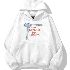 Kadın More Spaghetti Sweatshirt Beyaz