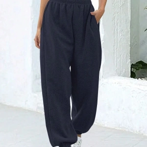 Kadın Oversize Cepli Lastik Paça Eşofman
