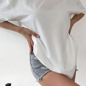 KADIN OVERSİZE PENYE YAZLIK NEFES ALAN KISA KOLLU