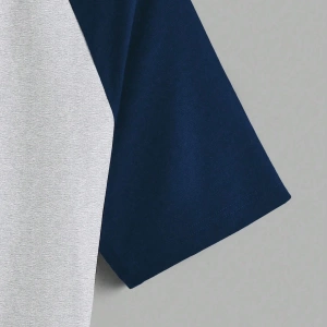 Kadın Rahat Minimalist Kedi Grafik Yuvarlak Yaka Kısa Kollu Bol Kesim Tişört, Ya