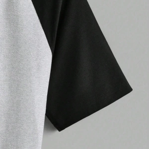 Kadın Rahat Minimalist Kedi Grafik Yuvarlak Yaka Kısa Kollu Bol Kesim Tişört, Ya