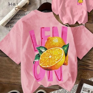 Kadın Regular Fit Harf ve Palmiye Ağacı Grafik Yuvarlak Yaka Kısa Kollu Günlük Süt İpek Tişör
