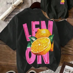 Kadın Regular Fit Harf ve Palmiye Ağacı Grafik Yuvarlak Yaka Kısa Kollu Günlük Süt İpek Tişör