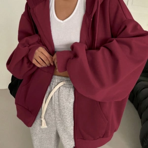 Kadın Renk Bloklu Bağcıklı Yaka Termal Astarlı Kapşonlu Sweatshirt, Uzun Kollu Üstler Model 5196