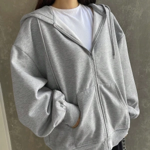 Kadın Renk Bloklu Bağcıklı Yaka Termal Astarlı Kapşonlu Sweatshirt, Uzun Kollu Üstler Model 5196