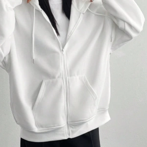 Kadın Renk Bloklu Bağcıklı Yaka Termal Astarlı Kapşonlu Sweatshirt, Uzun Kollu Üstler Model 5196