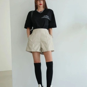 Kadın Siyah Exploration Baskılı Oversize Tişört