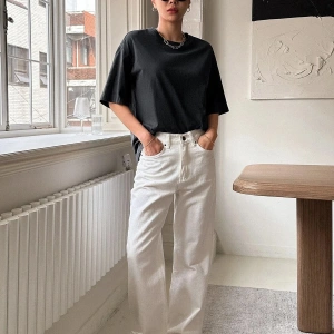 Kadın Siyah Kind Hearted Baskılı Oversize T-shirt