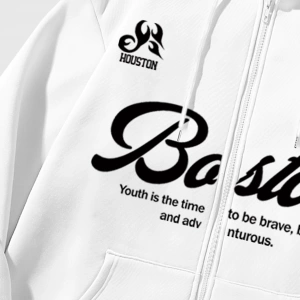 Kadın Sweatshirt Ceket, Sonbahar/Kış, Fermuarlı Kapatma, Termal Astarlı, Amerikan Stili, Logo Model 5136