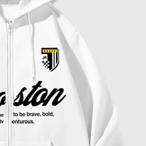 Kadın Sweatshirt Ceket, Sonbahar/Kış, Fermuarlı Kapatma, Termal Astarlı, Amerikan Stili, Logo Model 5136
