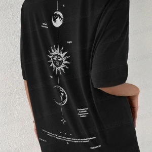 Kadın The Moon Beyaz Bisiklet Yaka Oversize Salas