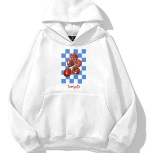 Kadın Tomato Picnic Sweatshirt Beyaz
