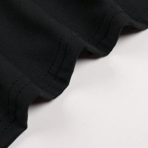 Kadın Yaz Kişiselleştirilmiş Harf Baskılı Desen Yuvarlak Yaka Tişört Moda ve Çok Yönlü Kadın