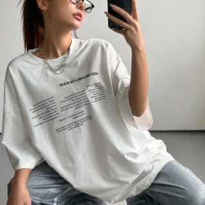 Kadın Yaz Yeni Basit Sevimli Deniz Yaşamı Baskı Rahat Tatil Stili Gevşek Çok Yönlü Yuvarlak Y