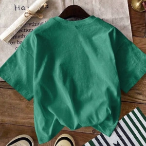 Kadın Yaz Yeni Minimalist Kiraz Ve Slogan Baskılı Rahat Tatil Stili Gevşek Ve Çok Yönlü Yuvar