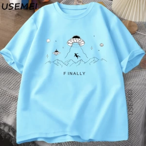 Kahve Spelled geriye kedi T-shirt komik sevimli grafik Tees yaz Unisex pamuk ONcek T Shirt bo 2829
