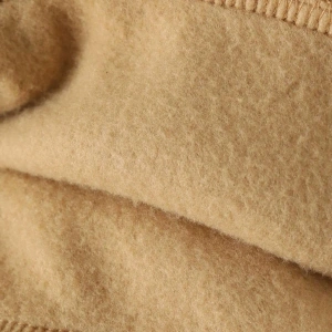 Kalp Desenli Kanguru Cepli Düşük Omuz İpli Kapüşonlu Üst Haki