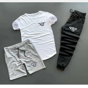 Kanatlı Futbol Topu Baskılı 3lü Kombin Takım Knatlıtıp01