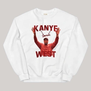 Kanye West Sweatshirt Beyaz