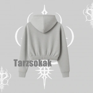 Kapşonlu Crop Sweatshirt Cute Capybara Enjoying Ramen Noodles Artwork