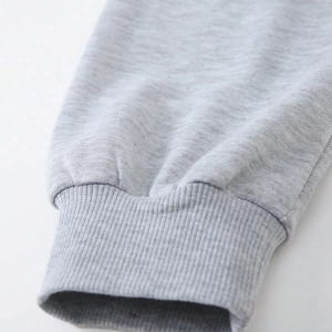 Kapşonlu İki Parça Moda Sıcak Artı Polar Yuvarlak Yaka Sweatshirt + Spor Eşofman Altı Basit H