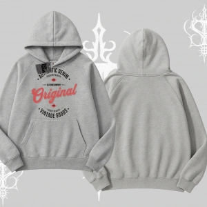 Kapşonlu Sweatshirt Authentic Denim Original