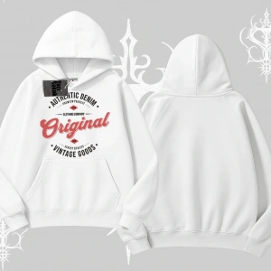 Kapşonlu Sweatshirt Authentic Denim Original