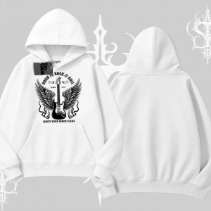 Kapşonlu Sweatshirt Born to Rock Eternal Flame Legacy