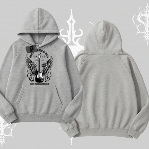 Kapşonlu Sweatshirt Born to Rock Eternal Flame Legacy