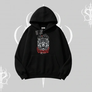 Kapşonlu Sweatshirt Crowned Lion Rock Authority Myth