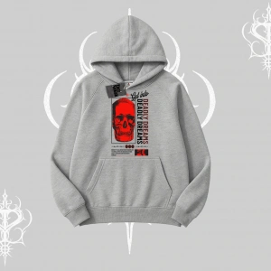 Kapşonlu Sweatshirt Deadly Dreams Skull Redcore Street Manifest