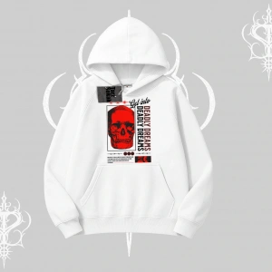 Kapşonlu Sweatshirt Deadly Dreams Skull Redcore Street Manifest