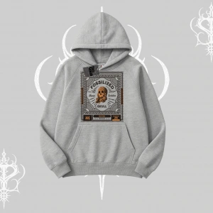 Kapşonlu Sweatshirt Fossilized Skull Underground Archive