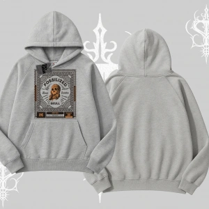 Kapşonlu Sweatshirt Fossilized Skull Underground Archive