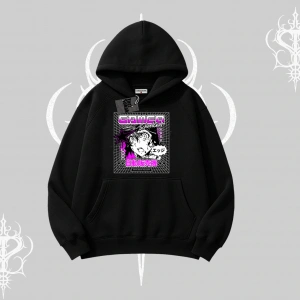 Kapşonlu Sweatshirt Games Schoolgirl Anime Baskılı