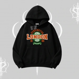 Kapşonlu Sweatshirt London Denim 1985