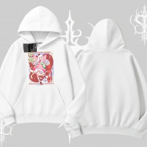 Kapşonlu Sweatshirt Madness Unleashed Anime Girl Baskılı