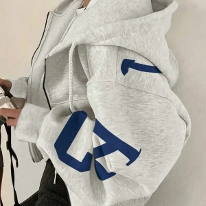 Kapşonlu Sweatshirt Polarlı Sweatshirt, Bol Kesim Kısa Ceket, Sonbahar/Kış, Üç Çeyrek  Model 5133